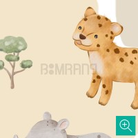 پوستر دیواری کودک نقشه جهان مدل AR26-4-4