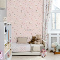 اجرای پوستر دیواری طرح غاز در دکوراسیون اتاق کودک